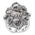 D'Joy Artisan Crafted White Buffalo 8.10 ctw Ring in Sterling Silver (Size 8.0) - Sticky add to cart bar