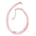 D'Joy Pink Morganite 360.00 ctw Beaded Necklace in 18K Vermeil Yellow Gold Over Sterling Silver 18 Inches - Sticky add to cart bar