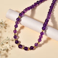 African Amethyst  Beads Necklace (Size - 18) in 18K YG Vermeil Sterling Silver 175.00 ctw - Sticky add to cart bar