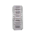 Simulated Diamond Lock Charm in Rhodium Over Sterling Silver 0.35 ctw - Sticky add to cart bar