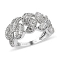 Luxoro 10K White Gold G-H I3 Diamond Fancy Ring (Size 5.0) 4.50 Grams 1.00 ctw - Sticky add to cart bar