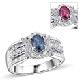 Chairman Vault Collection Certified & Appraised Rhapsody 950 Platinum AAAA Brazilian Alexandrite, Diamond (E-F, VS) (0.85 cts) Ring (Size 6.0) (9 g) 1.71 ctw - Sticky add to cart bar