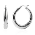 Sterling Silver Hoop Earrings 6.50 Grams - Sticky add to cart bar