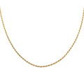 14K Yellow Gold Over Sterling Silver Rope Necklace 24 Inches 2.90 Grams - Sticky add to cart bar