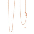 14K Rose Gold Over Sterling Silver Chain Necklace 24 Inches 2.60 Grams - Sticky add to cart bar