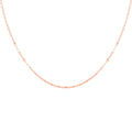 14K Rose Gold Over Sterling Silver Necklace 24 Inches 3.20 Grams - Sticky add to cart bar