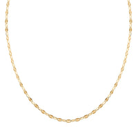 14K YG Over Sterling Silver Necklace 20 Inches 3.30 Grams