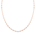 14K Rose Gold Over Sterling Silver Necklace 20 Inches 3.30 Grams - Sticky add to cart bar