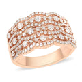 10K Rose Gold G-H VS-SI Luxuriant Lab Grown Diamond Ring 5.85 Grams 1.10 ctw - Sticky add to cart bar