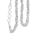 Sterling Silver Spiral Oval Link Chain Necklace (18-20 Inches) (32 g) - Sticky add to cart bar