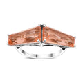 Morganique Quartz Ring in Rhodium Over Sterling Silver (Size 10.0) 7.50 ctw - Sticky add to cart bar