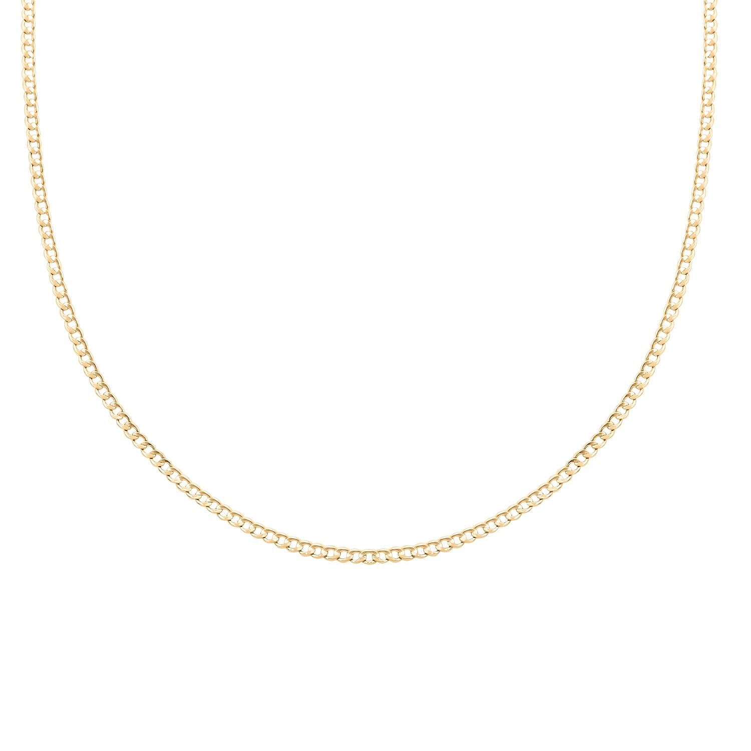 10K Yellow Gold 2mm Cuban Necklace 24 Inches 1.90 Grams
