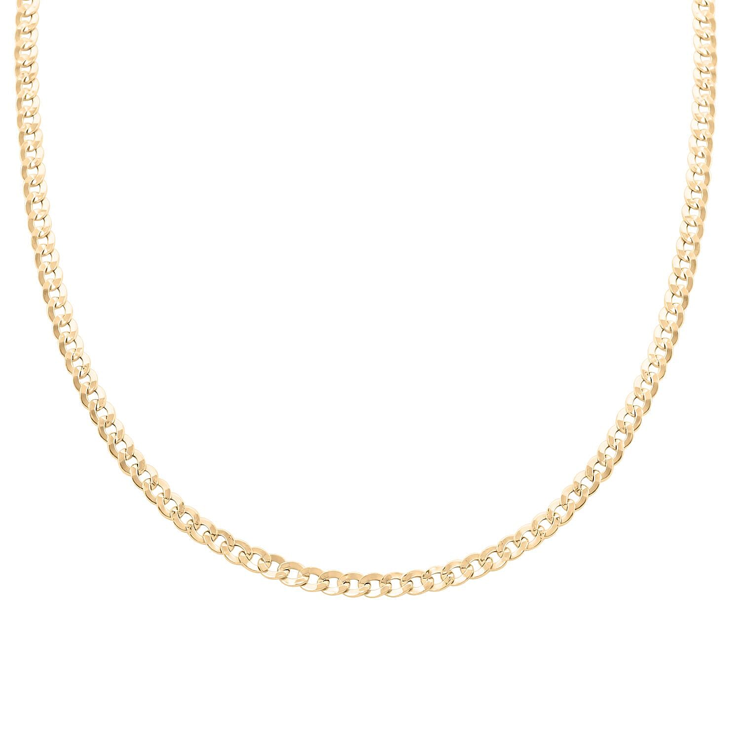 10K Yellow Gold 3.5mm Cuban Necklace 18 Inches 3.50 Grams