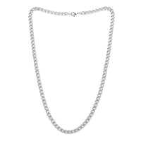 Sterling Silver Curb Chain Necklace 20 Inches 43.60 Grams