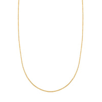 10K Yellow Gold 1.5mm Sparkle Necklace 24 Inches 2.10 Grams