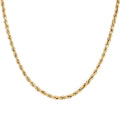 10K Yellow Gold 4.5mm Rope Necklace 18 Inches 7.70 Grams - Sticky add to cart bar