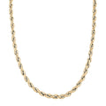 10K Yellow Gold 5mm Rope Necklace 22 Inches 8.30 Grams - Sticky add to cart bar