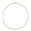14K Yellow Gold Rope Anklet (10 In) 0.90 Grams - Sticky add to cart bar