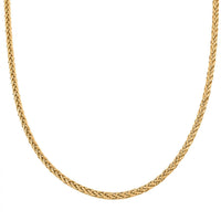 10K Yellow Gold 2.5mm Palma Necklace 20 Inches 5.40 Grams