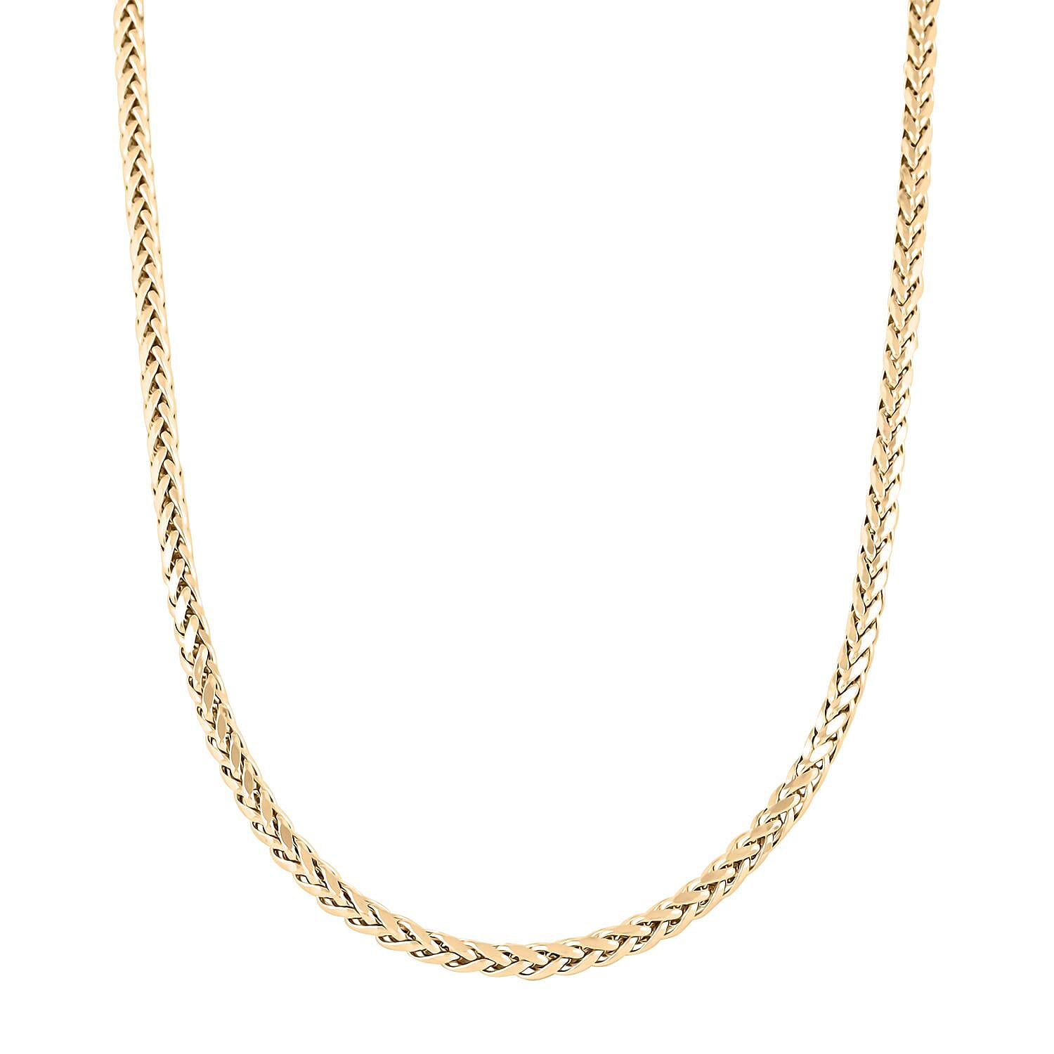 3mm Palma Necklace in 10K Yellow Gold 7.60 Grams 18 Inches