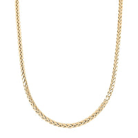 10K Yellow Gold 3mm Palma Necklace 20 Inches 8.30 Grams