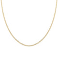 2mm Cuban Chain Necklace in 10K Yellow Gold 2 Grams 16 Inches - Sticky add to cart bar
