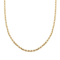 5mm Rope Necklace in 10K Yellow Gold 10.20 Grams 26 Inches