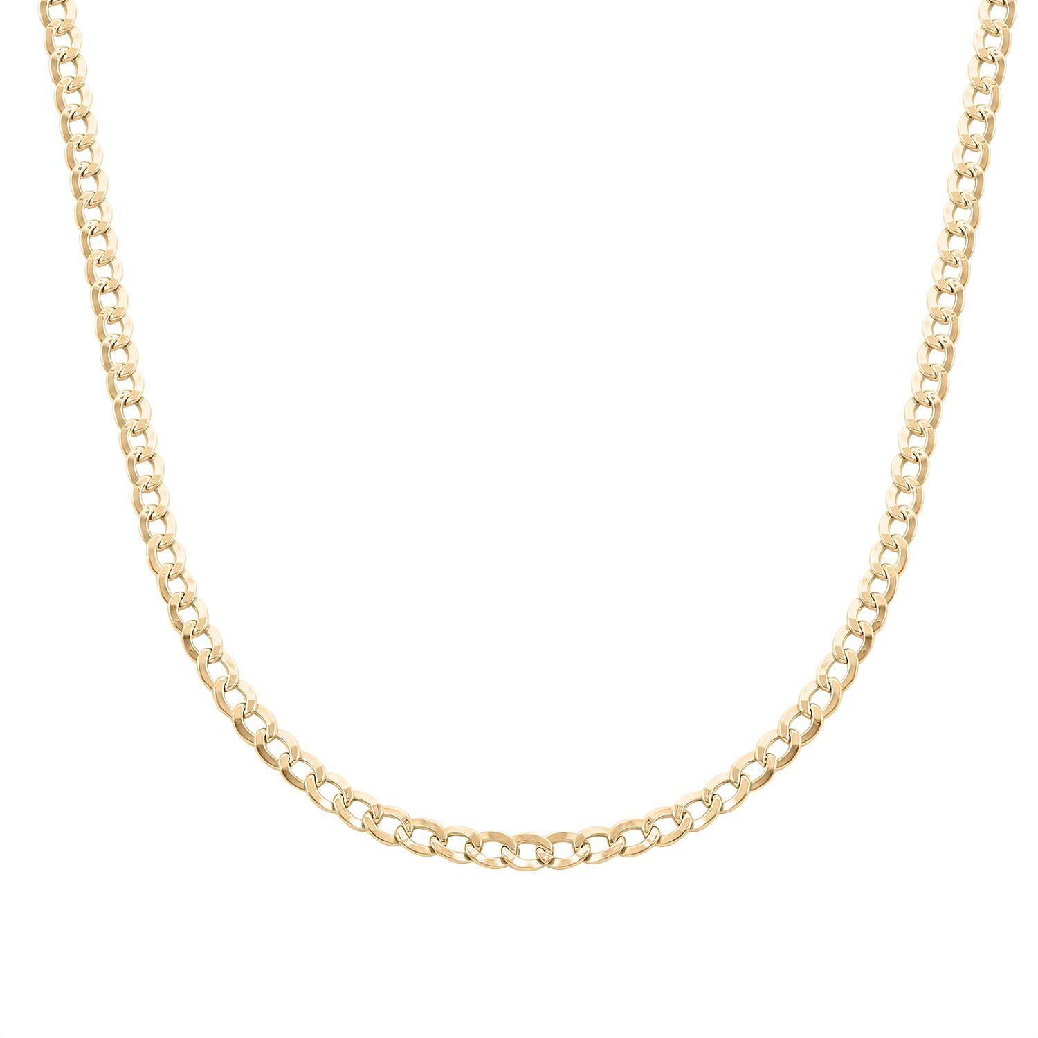 10K Yellow Gold 2mm Cuban Necklace 18 Inches 2.20 Grams