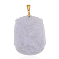 Natural Jade 90.00 ctw Dragon Turtle Carved Pendant in 10K Yellow Gold - Sticky add to cart bar