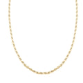 14K Yellow Gold 4.2mm Diamond-Cut Rope Chain Necklace 24 Inches 10.70 Grams - Sticky add to cart bar