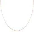 14K Rose Gold Over Sterling Silver Rolo Chain Necklace 18 Inches 1.30 Grams - Sticky add to cart bar