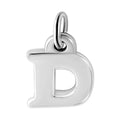 Initial D Charm in Sterling Silver 1.50 Grams - Sticky add to cart bar