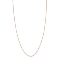 Ankur Treasure Chest Italian 14K Rose Gold Over Sterling Silver Diamond-cut Rock Chain Necklace 20 Inches 2.50 Grams - Sticky add to cart bar