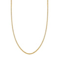 Italian 14K Yellow Gold Over Sterling Silver Brillantina 3 Layer Chain Necklace 18 Inches 6 Grams - Sticky add to cart bar