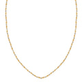 Italian 14K YG Over and Sterling Silver Typhoon Chain Necklace (18 Inches) (4.80 g) - Sticky add to cart bar