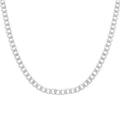Italian Sterling Silver Super Flat Curb Chain Necklace 22 Inches 19.5 Grams - Sticky add to cart bar