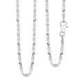 Italian Valentino Chain Necklace in Sterling Silver 2.65 Grams 20 Inches - Sticky add to cart bar