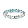 Betroka Blue Apatite 4.30 ctw Ring in Sterling Silver (Size 10.0) - Sticky add to cart bar