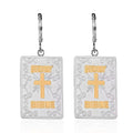 Bible Book Earrings in ION Plated YG and Stainless Steel - Sticky add to cart bar