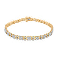 Closeout 10K Yellow Gold Diamond Bracelet (7.25 In) 7.10 Grams 4.05 ctw - Sticky add to cart bar
