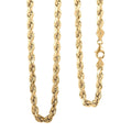 6mm Diamond-cut Rope Chain Necklace in 10K Yellow Gold 12.6 Grams 24 Inches - Sticky add to cart bar