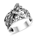 Bali Legacy Sterling Silver Dragonfly Ring (Size 10.0) 4.50 Grams - Sticky add to cart bar