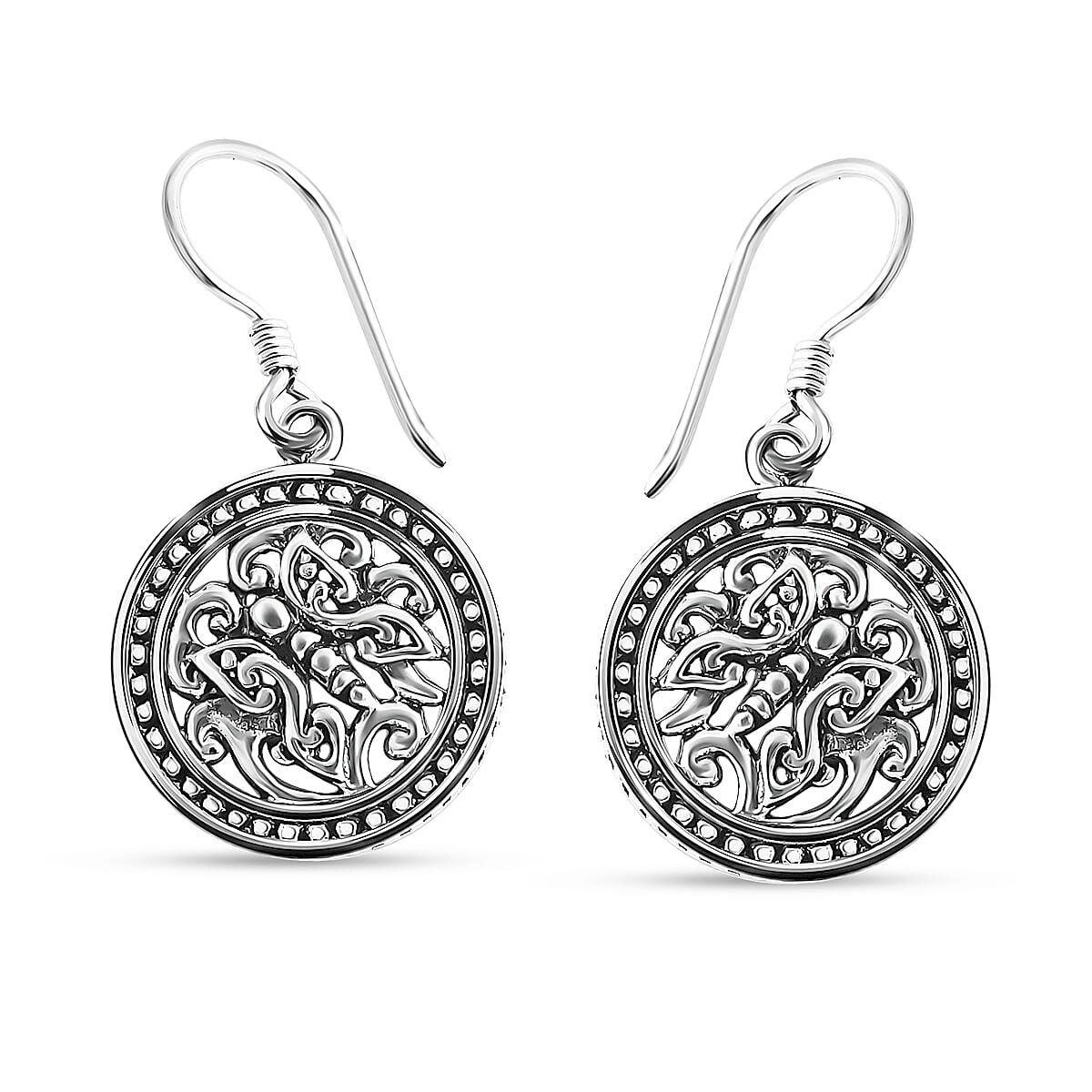 Bali Legacy Sterling Silver Butterfly Earrings (5.39 g)
