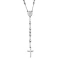 Cross Necklace 20 Inches in Stainless Steel - Sticky add to cart bar