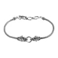 Bali Legacy Tulang Naga Dragon Bracelet in Sterling Silver 12.88 Grams (6.50-8.0In) - Sticky add to cart bar