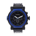 STRADA Japanese Movement Watch with Black Silicone Strap - Sticky add to cart bar