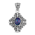 Bali Legacy Boulder Opal Triplet 1.75 ctw Butterfly Pendant in Sterling Silver - Sticky add to cart bar