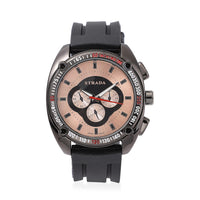 STRADA Austrian Crystal Japanese Movement Watch with silicone Strap