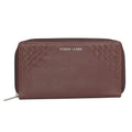 Genuine Leather Weaved Women's Continental Wallet, RFID Protected - Sticky add to cart bar