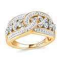 Karis Diamond Accent Floral Infinity Ring - Sticky add to cart bar